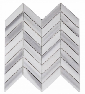 Picture of Elysium - Chevron Mosaic Marmala White