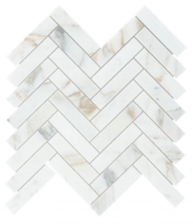 Picture of Elysium - Herringbone Mosaic Calacatta Gold Polished