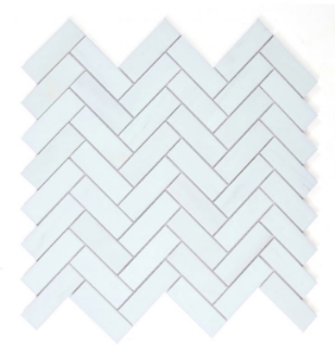 Picture of Elysium - Herringbone Mosaic Dolomite Polished