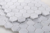 Picture of Elysium - 2 x 2 Hexagon Mosaic Carrara Honed