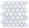 Picture of Elysium - 2 x 2 Hexagon Mosaic Carrara Polished