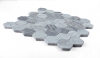 Picture of Elysium - 2 x 2 Hexagon Mosaic Mix Grey Honed