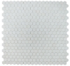 Picture of Elysium - 2 x 2 Hexagon Mosaic Thassos Polished