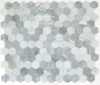 Picture of Elysium - 3 x 3 Hexagon Mosaic City Grey