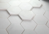 Picture of Elysium - 3 x 3 Hexagon Mosaic Snow White Polished