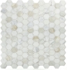 Picture of Elysium - Hexagon Mosaic Deco Calacatta Gold Honed