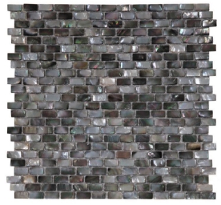 Picture of Elysium - Pearl Mosaic Black Mini Brick