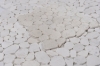 Picture of Elysium - River Stone Mosaic White