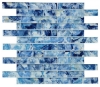 Picture of Elysium - Linear Glass Mosaic Watercolor Blue