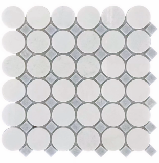 Picture of Roca - Rockart Mix Mosaics Blue Mix Circle