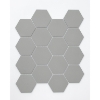 Picture of Emser Tile - Source 3 x 3 Hex Mosaic Smoke Matte