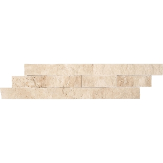 Picture of Emser Tile - Travertine Ledger Ivory Splitface