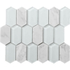 Picture of Tesoro - Metropolitan Stone and Glass Blends Picket Mosaic Carrara