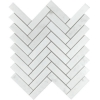Picture of Tesoro - Metropolitan Stone Herringbone Mosaic Thassos