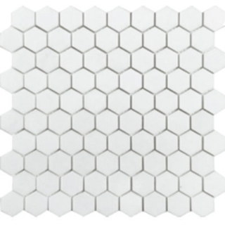 Picture of Tesoro - Metropolitan Stone Hexagon Mosaic Thassos