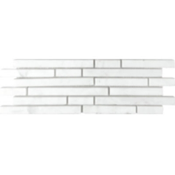Picture of Tesoro - Metropolitan Stone Pixie Mosaic White Dolomite Strip