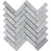 Picture of Tesoro - Pietra Antica Antiqued Stones Herringbone Mosaic Nuvoloso