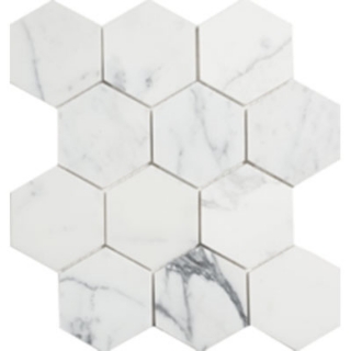 Picture of Tesoro - Metropolitan Stone Hexagon Mosaic Calacatta Gold