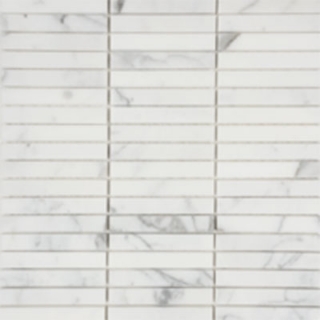 Picture of Tesoro - Metropolitan Stone Stacked Mosaic 1 x 4 Calacatta Gold