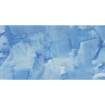 Picture of Tesoro - Flower Glass Tile 3 x 6 Bluebell