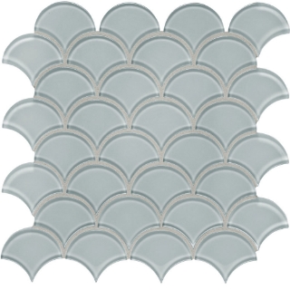 Picture of Tesoro - Element Glass Mosaic Scallop Cloud