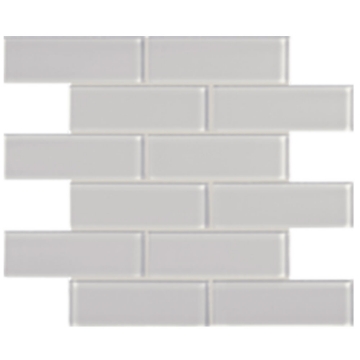Picture of Tesoro - Element Glass Mosaic Staggered 2 x 6 Cloud