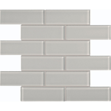 Picture of Tesoro - Element Glass Mosaic Staggered 2 x 6 Shadow