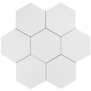 Picture of Tesoro - Albatross Hexagon White Glossy