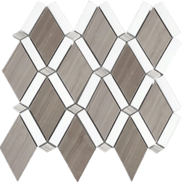 Picture of Tesoro - Metropolitan Blend Diamond Dot Mosaic Dune White Band w Light Haisa Dot