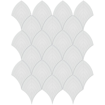 Picture of Tesoro - Soho Scallop Mosaic Gallery Grey