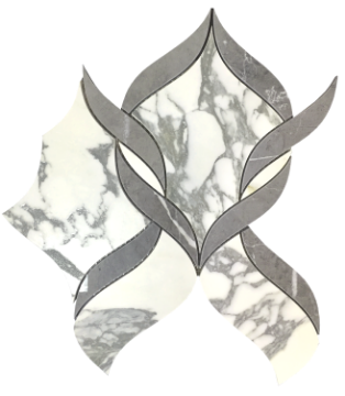 Picture of Tesoro - La Dolce Vita Mosaic Onda Audrey Bianco