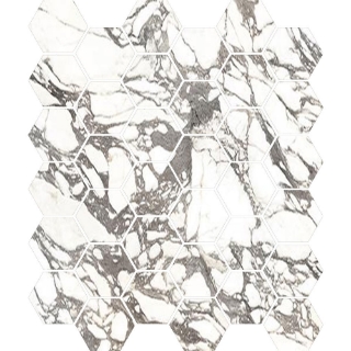 Picture of Tesoro - La Dolce Vita Mosaic Hexagon Audrey Bianco