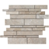 Picture of Tesoro - Pietra Antica Antiqued Stones Random Linear Mosaic Cashmere Beige