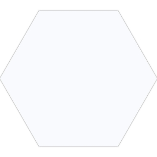 Picture of Tesoro - Nusa Hexagon Plain White