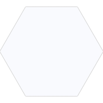 Picture of Tesoro - Nusa Hexagon Plain White