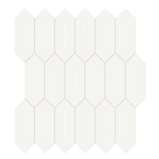 Picture of Tesoro - Soho Picket Matte Mosaic Canvas White