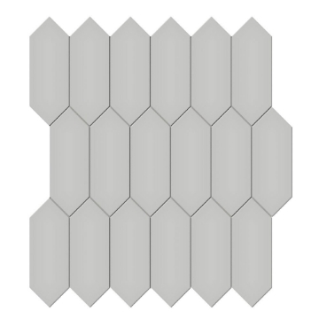 Picture of Tesoro - Soho Picket Glossy Mosaic Loft Grey