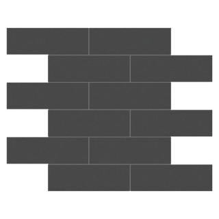 Picture of Tesoro - Soho Brick Glossy Mosaic Retro Black