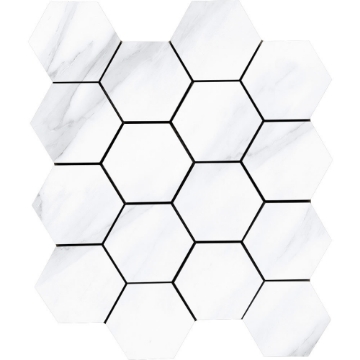 Picture of Tesoro - Lucca Hexagon Mosaic Volakis Polished