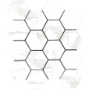 Picture of Tesoro - Lucca Hexagon Mosaic Calacatta Polished