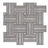 Picture of Tesoro - La Dolce Vita Mosaic Basketweave Brigitte Grigio