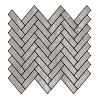 Picture of Tesoro - La Dolce Vita Mosaic Herringbone Brigitte Grigio