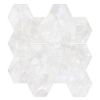 Picture of Tesoro - Mother of Pearl Hexagon Mosaic Silver Matte