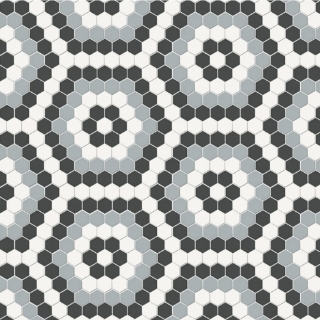 Picture of Tesoro - Soho Hexagon Pattern Mosaic Dawn Blend