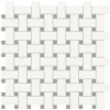 Picture of Tesoro - Soho Basketweave Mosaic White & Cement Chic