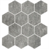 Picture of Tesoro - Titanium Hexagon Mosaic Carbon Grey