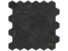 Picture of Tesoro - La Marca 2 Hex Mosaic Matte Nero Venato