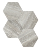Picture of Tesoro - La Marca 6 Hex Mosaic Matte Travertino Instrata