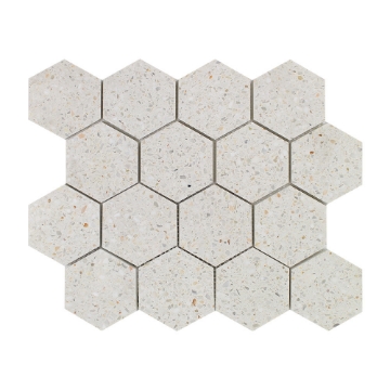 Picture of Tesoro - Venice Hexagon Mosaic Sand Terrazzo