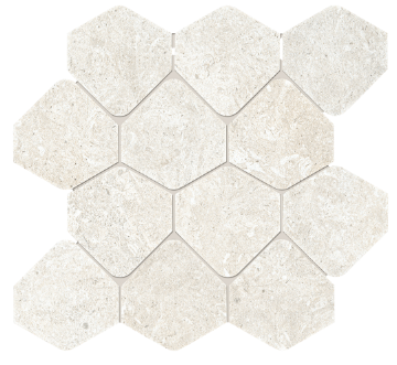 Picture of Tesoro - Kalkarea Hexagon Mosaic White